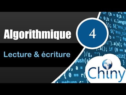 Algorithmique (4/14) - Lecture et écriture thumbnail