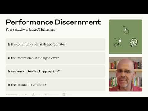 Lesson 8: A closer look at Discernment | AI Fluency: Framework & Foundations Course thumbnail