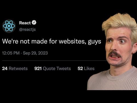 What Is React Built For If Not Web Development? thumbnail