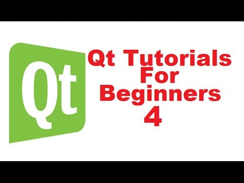 Qt Tutorials For Beginners 4 - First Qt GUI widget Application thumbnail