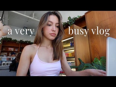 a busy day in my life (vlog) thumbnail