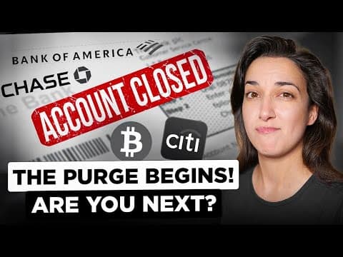 Banks Declare WAR on Bitcoin Users ⚠️ Jack Mallers Debanked — Your Money Isn’t Safe thumbnail