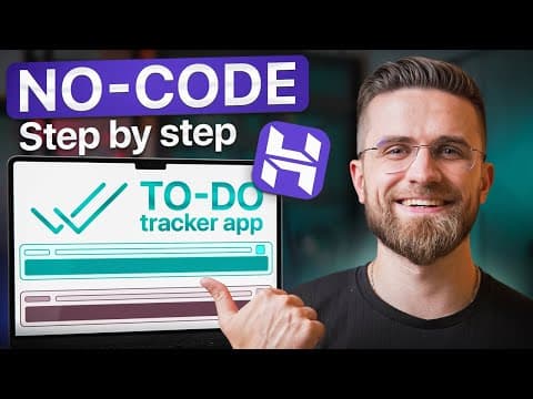 How to Build a No-Code Web App in Minutes thumbnail