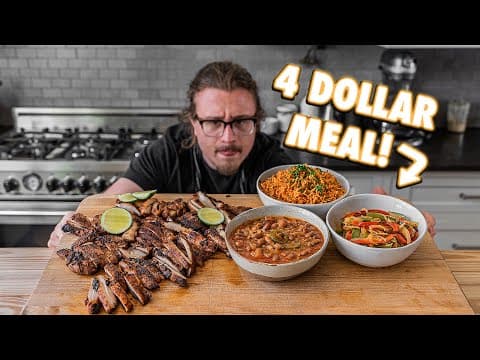 Giant 4 Dollar Homemade Fajitas Meal | But Cheaper thumbnail
