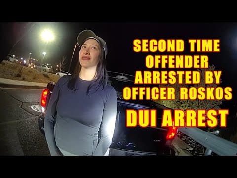 Impaired Woman is in Denial After Completing Field Sobriety Tests thumbnail