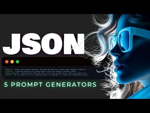Unlock Amazing AI Videos: 5 JSON Prompt Generators thumbnail