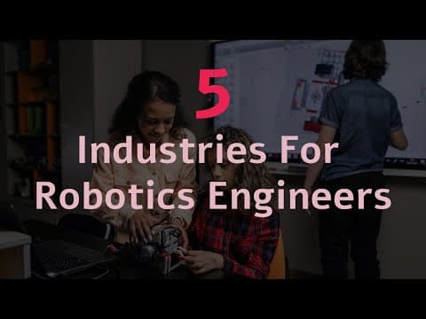 Top 5 industries for mechatronics or robotics engineer - ScriptSpark thumbnail