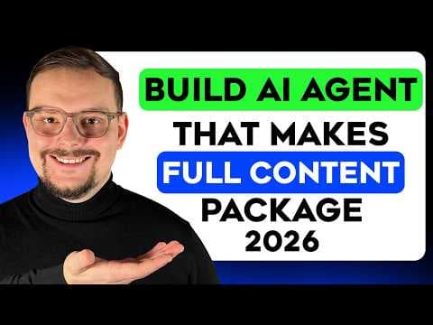 How to Build an AI Agent That Makes a Full Content Package in 5 Minutes (Step-by-Step) - 2026 thumbnail