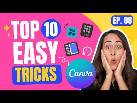 Canva Tips & Tricks you GOTTA Know! | Canva Tutorial for Beginners | Ep. 08 thumbnail