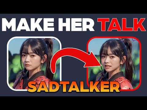 Make Images Talk: How to Install Sad Talker Ai On Stable Diffusion thumbnail