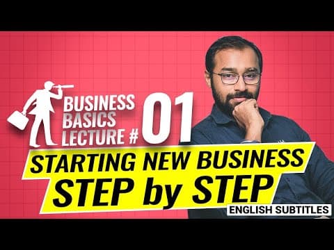 How to start a Business? Sole Proprietorship vs LLP vs Private Ltd. | Business Basics #1 thumbnail