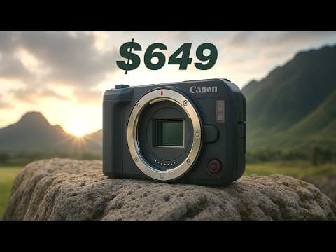 Canon's New $649 Camera is INSANE! (Canon R50V) thumbnail