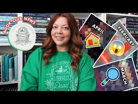 Announcing the Next 3 Literally Dead Book Club Selections 🔪 thumbnail
