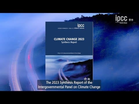 AR6 Synthesis Report: Climate Change 2023 thumbnail
