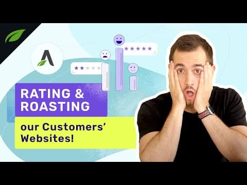 Rating and Roasting our Customer's Thrive Architect Built Websites! #1 thumbnail