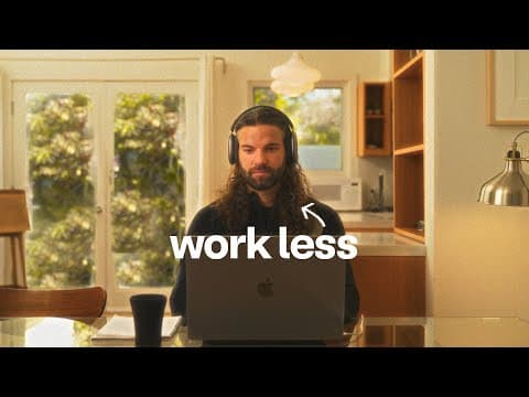 How I Work 4 Hours a Day (and Make $730,000/Month) thumbnail