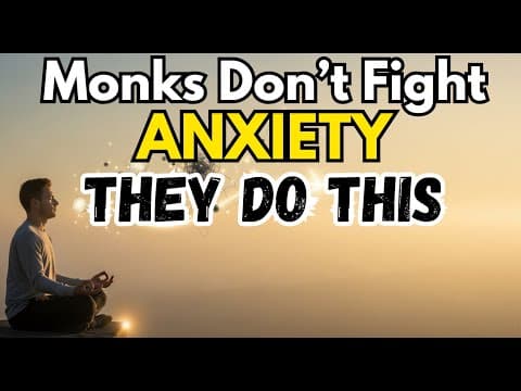 How Buddhist Monks Defeat Anxiety Without Fighting thumbnail