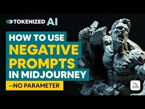How to Use Negative Prompts in Midjourney thumbnail