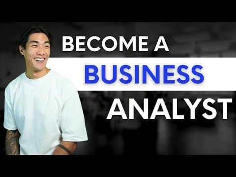 Fastest Way to Become a Business Analyst (Business Analyst Roadmap) thumbnail