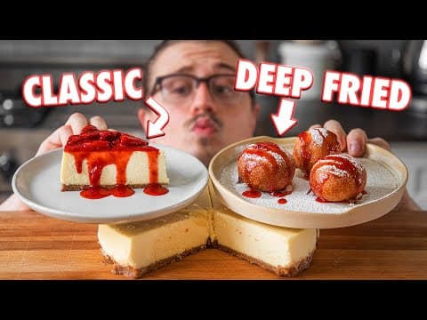How to Make Classic New York Cheesecake Two Ways thumbnail