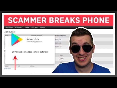This Scammer Broke His Phone After Losing $2,000 thumbnail