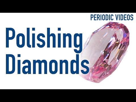Polishing a Pink Mega Diamond - Periodic Table of Videos thumbnail