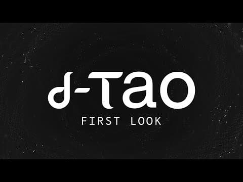 dTAO demonstration: First Looks thumbnail