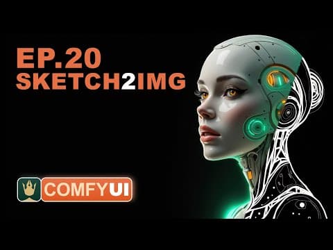 ComfyUI Tutorial Series: Ep20 - Sketch to Image Workflow with SDXL or Flux! thumbnail