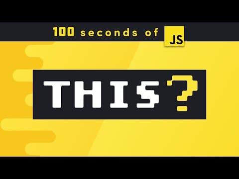 What Does 'this' Mean in JavaScript? thumbnail