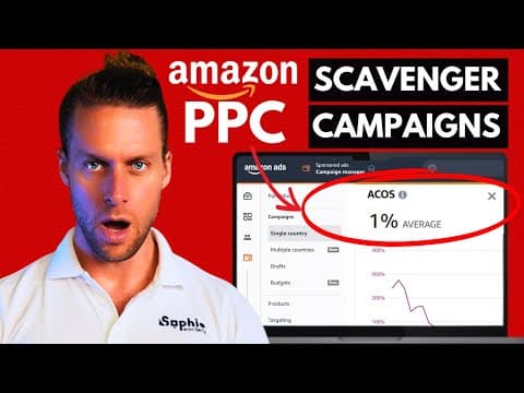 The LOWEST ACoS Amazon PPC Campaign Type (Scavenger Campaigns) thumbnail