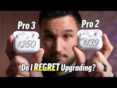 AirPods Pro 3 vs Pro 2 - REAL Differences after 2 Months thumbnail