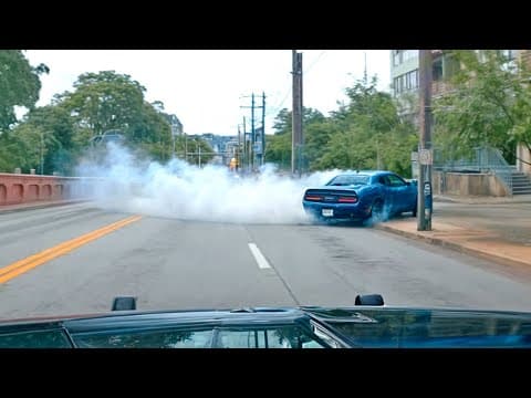 Craziest Dodge Challenger Police Chases - Caught on Dashcam thumbnail