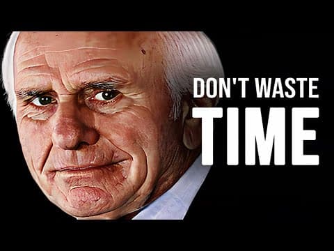 DON'T WASTE YOUR LIFE - Jim Rohn Motivational Speech thumbnail