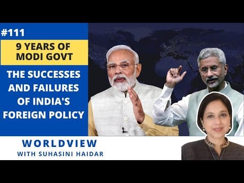 9 years of Modi govt. | The successes and failures of India’s foreign policy | The Hindu thumbnail