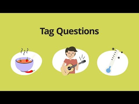 Tag Questions – English Grammar Lessons thumbnail