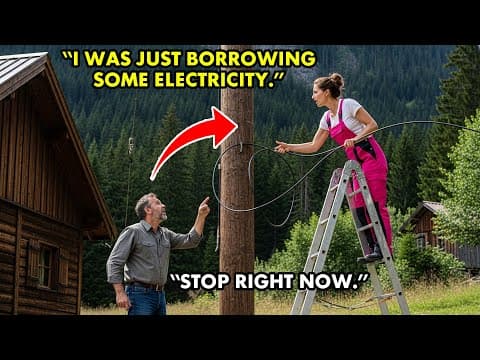 I Caught Karen Stealing Electricity From My Mountain Home — She Called Cops When I Confronted Her! thumbnail