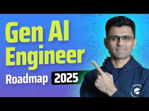Gen AI Roadmap | Generative AI Roadmap 2025 thumbnail