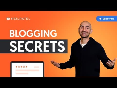 Proven Secrets and Strategies for Effortless Blogging thumbnail