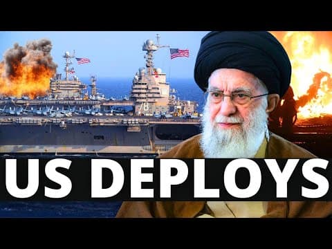 US DEPLOYS CARRIER FLEET FOR STRIKES ON IRAN, IRANIAN SHIP SINKS! Breaking War News The Enforcer thumbnail