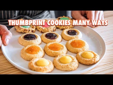The Easiest Thumbprint Cookies With Infinite Fillings thumbnail