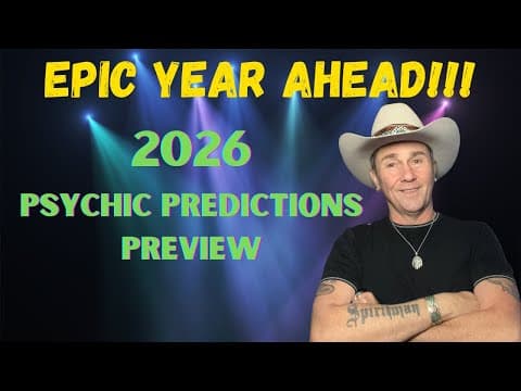 2026 Psychic Predictions Preview🔮It's Gonna Be EPIC!!!! thumbnail