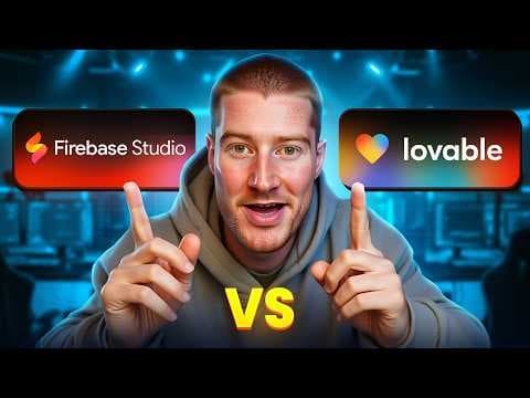 NEW Google Firebase Studio vs Lovable (Which Should You Use?) thumbnail