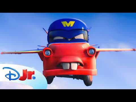 Air Mater ✈️ | Pixar's Cars Toon - Mater’s Tall Tales | @disneyjr thumbnail