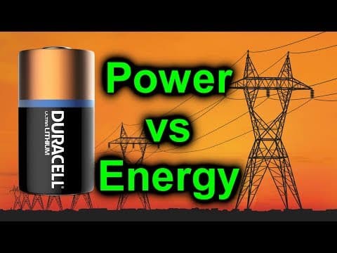 EEVblog #1009 - DC Fundamentals Part 1: Voltage vs Power vs Energy thumbnail