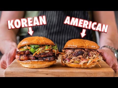 The Greatest BBQ Pork Sandwich (American BBQ vs Korean Style) thumbnail