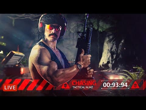 🔴LIVE - DR DISRESPECT - WARZONE - SOLO NUCLEAR ESCAPE thumbnail
