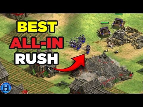 How to do The Best All in Rush in AoE2 [Patreon Video] thumbnail