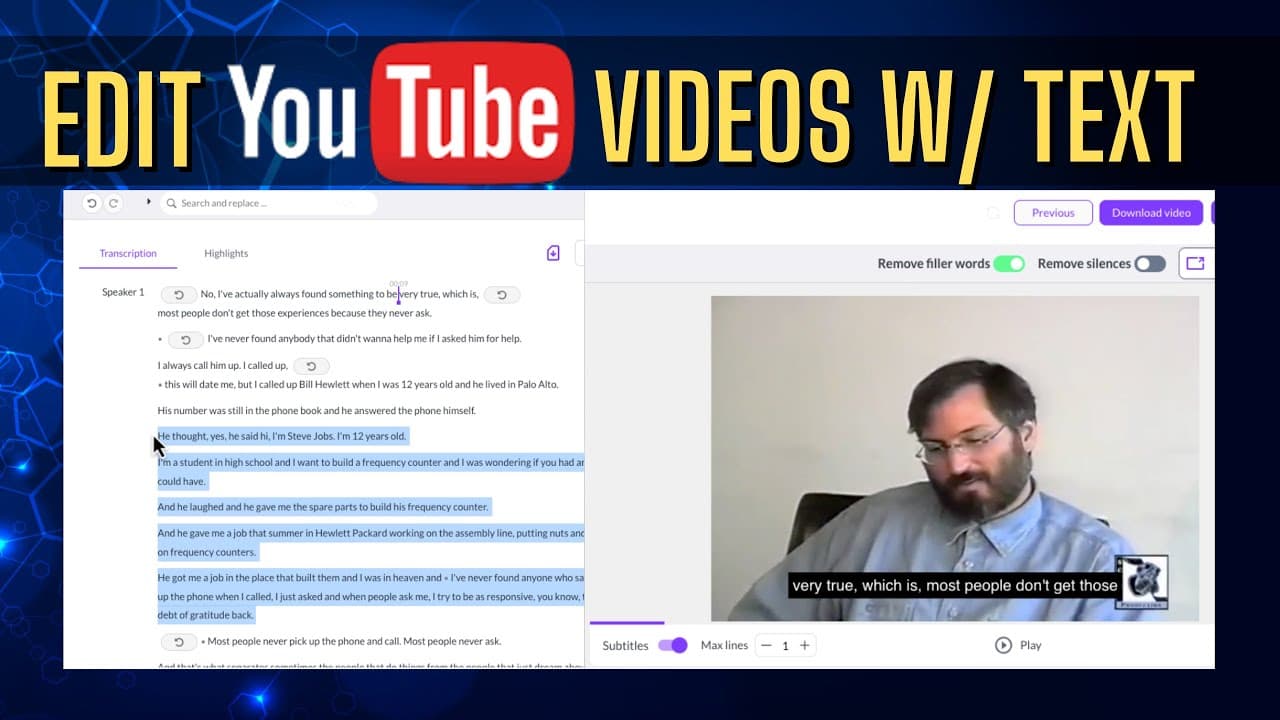 YouTube video player