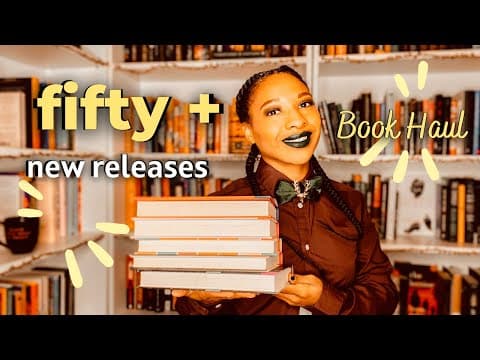 50+ BOOK HAUL│ 2022 anticipated releases thumbnail