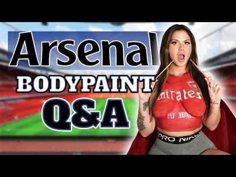 ARSENAL BODYPAINTING MYSELF & Q&A! thumbnail